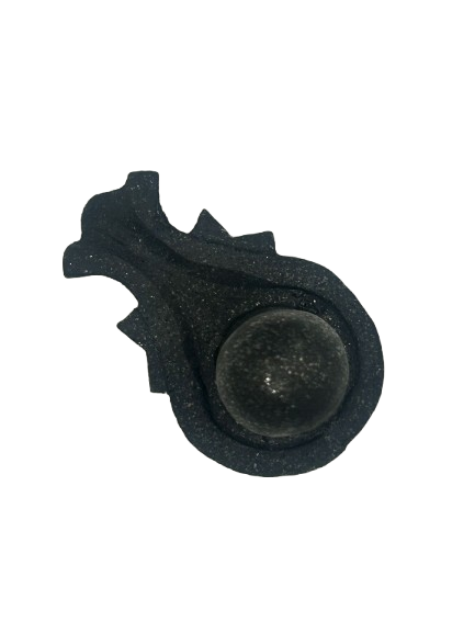 Black Dust Stone Lingam