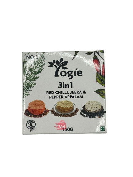 Yogie 3In1 Appalam 150G - No 5