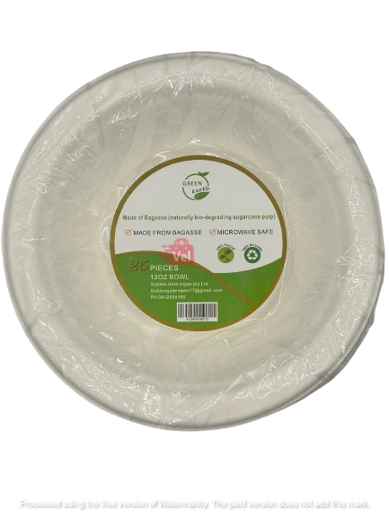 Green Earth 12oz Bowl 25Pcs