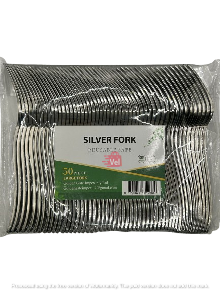 Green Earth Silver Spoon Large 50Pcs