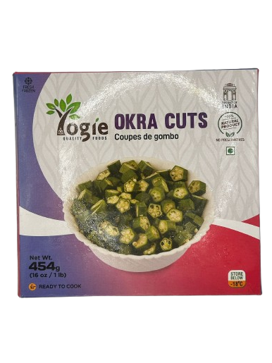 Yogie Cut Okra Frozen 454G