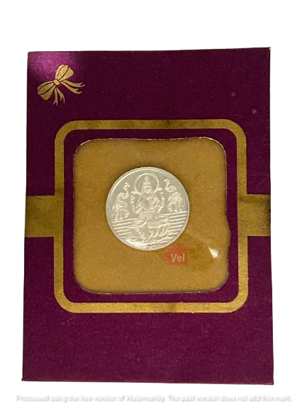 Goddess Lakshmi Silver Coin 5G