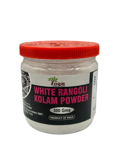 Yogie White Rangoli Kolam Powder 500G