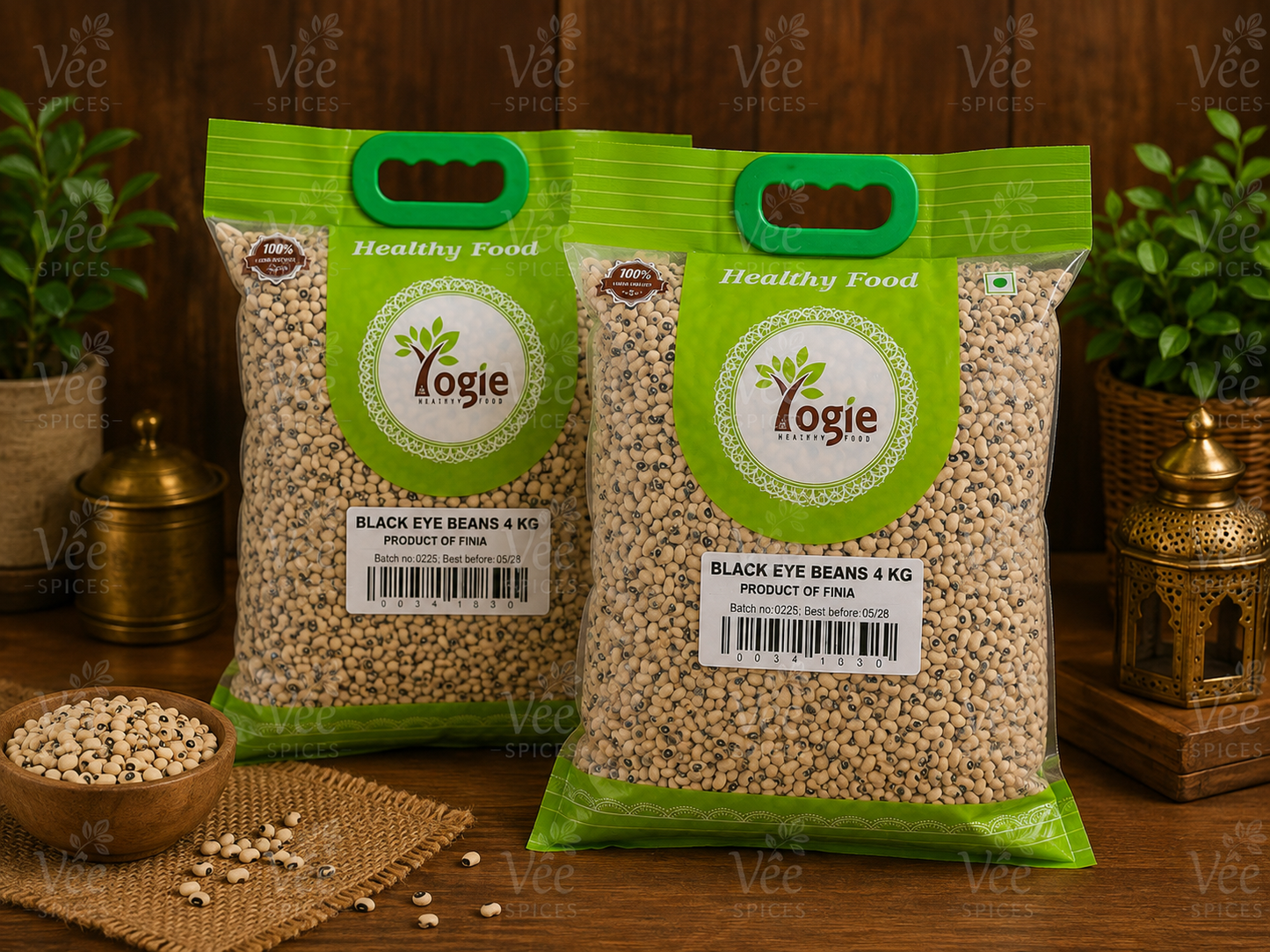Yogie Black Eye Beans 8kg - Onam Sale