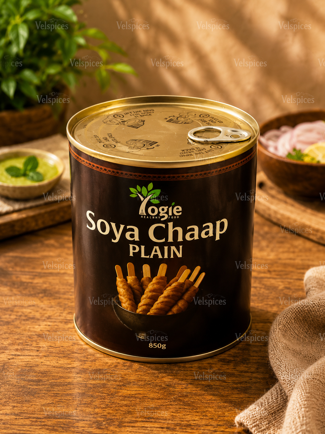 Yogie Soya Chaap Plain 850g