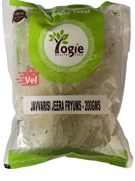 Yogie Fryums Javvarisi Jeera  200G