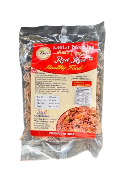 Yogie Red Rice Millet Noodles 200G