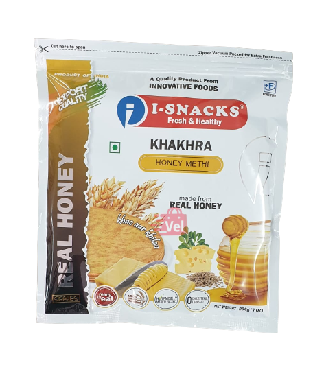 Isnacks Honey Methi Khakhara 200G