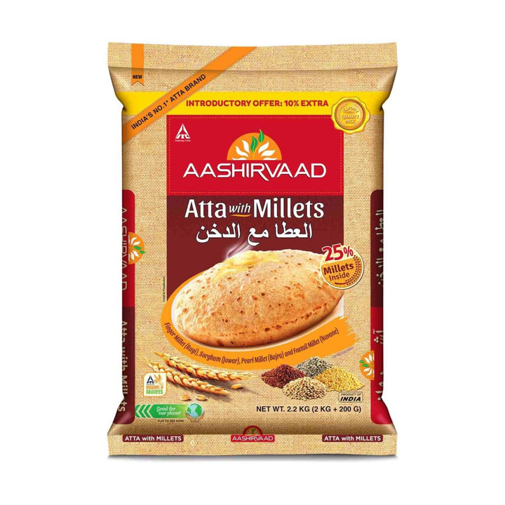Aashirvaad Atta With Millets 2kg