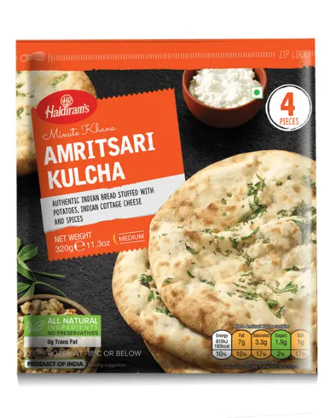 Haldirams Amritsari Kulcha 320G Frozen