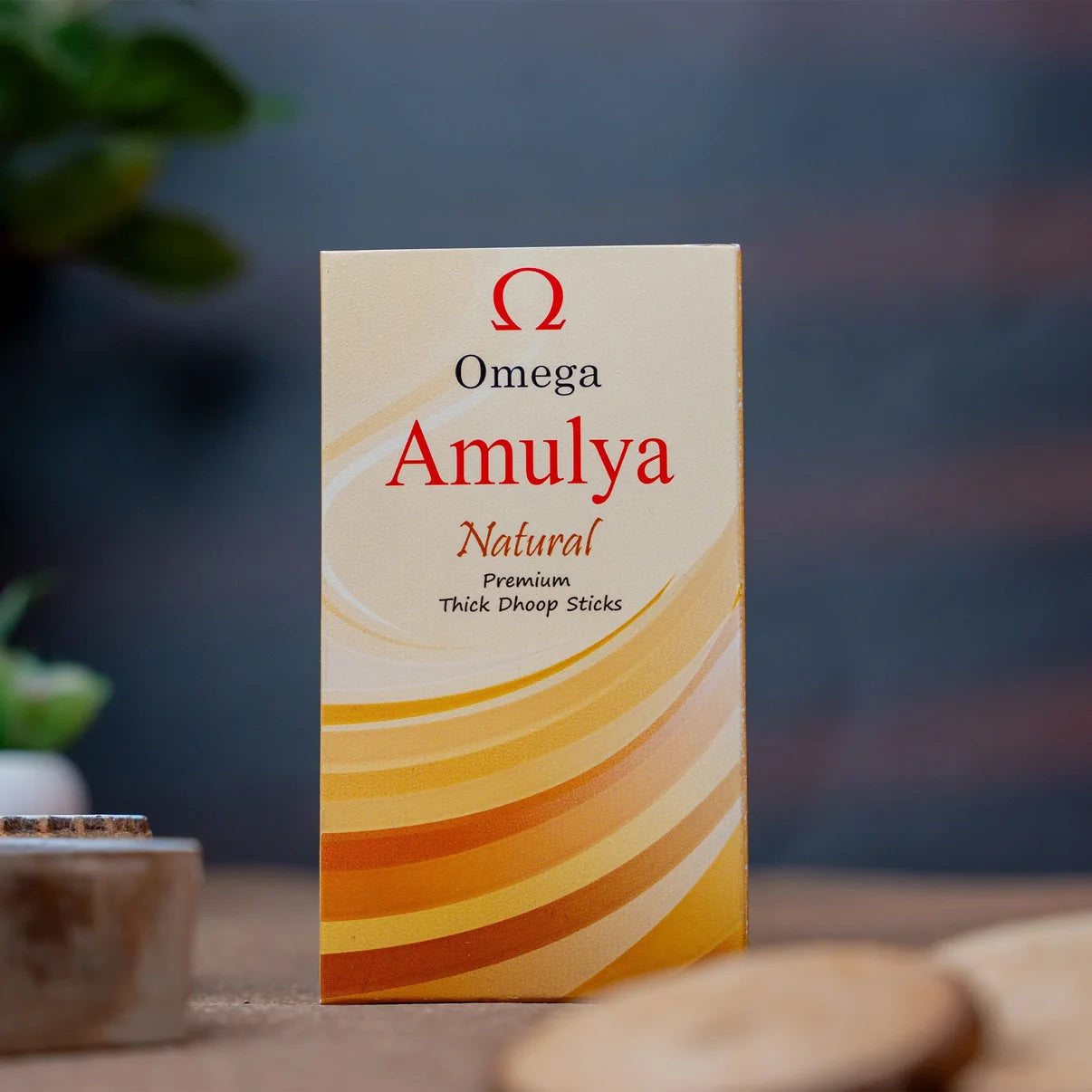 Omega Amulya Natural Premium Thick Dhoop Stick 10 sticks