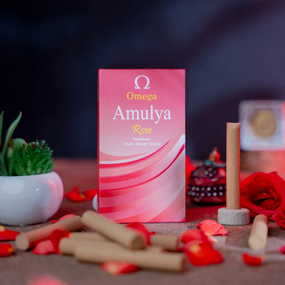 Omega Amulya Natural Premium Thick Dhoop Sticks