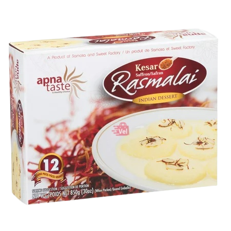 Apna Kesar Rasmalai 850G Frozen