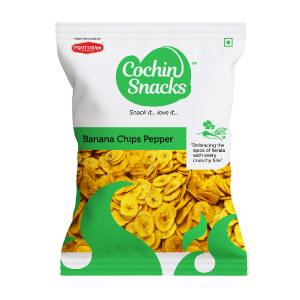 Cochin Snacks Pepper Banana Chips 150G