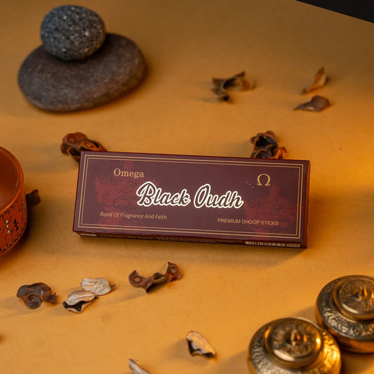 Omega Black Oudh Dhoop (10 sticks)
