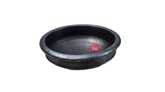 Yogie Premium Black Clay Chutty 30Cm (Clay Dish)