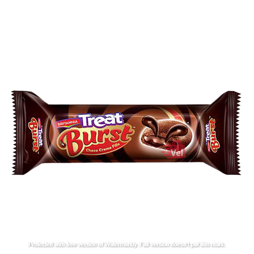 Britannia Treat Burst Choco Cream Filled Biscuits 120G