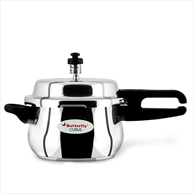 Butterfly Curve Stainless Steel 3-Liter Pressure Cooker