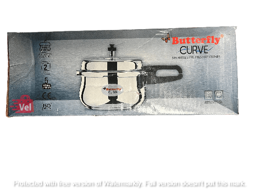 Butterfly_Curve_Stainless_Steel_Pressure_Cooker_2Lt