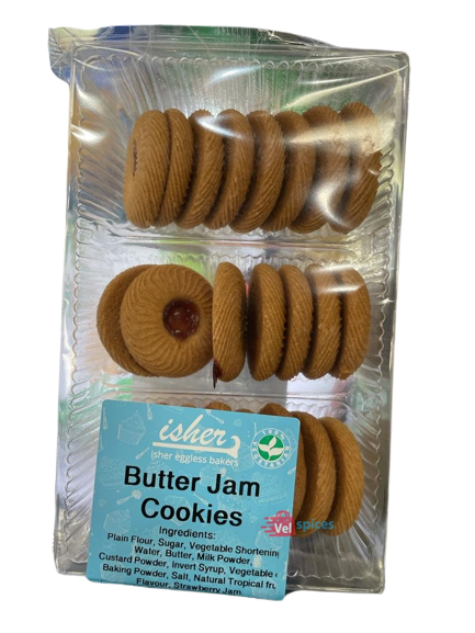 Isher Butter Jam Cookies 330G