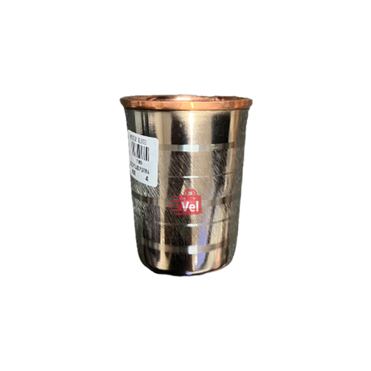Stainless Steel and Copper Glass Platma