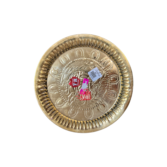 Brass Beeding Nagas Plate 9 inches