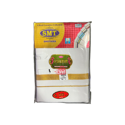 SMT Leader Cotton Dhothie 4 meter