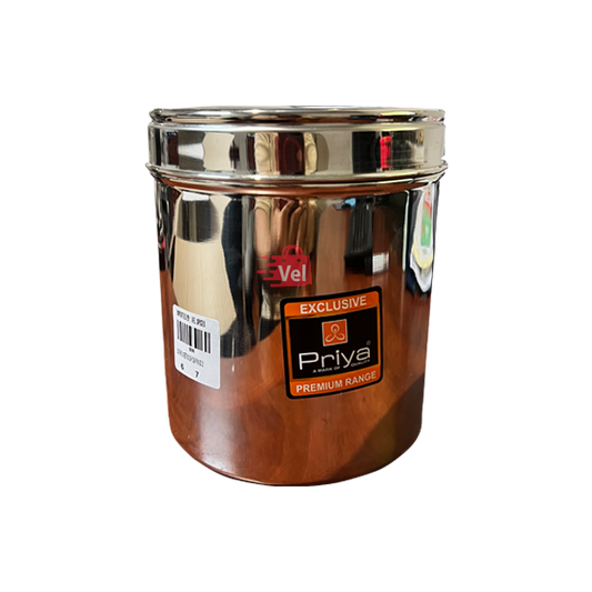 Priya Stainless Steel Container Size No 3