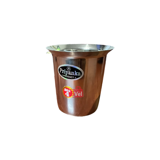 Priyanka Stainless Steel Small Tumbler Size No 4