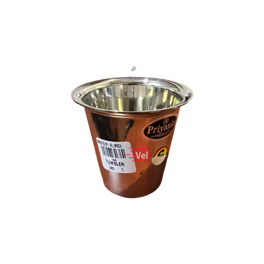 Priyanka Stainless Steel Small Tumbler Size No 6