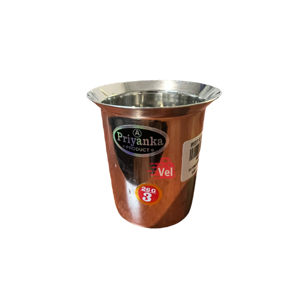 Priyanka Stainless Steel Small Tumbler Size No 3