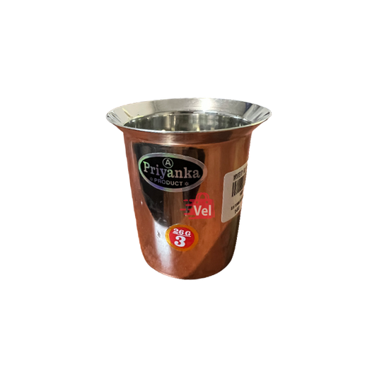 Priyanka Stainless Steel Small Tumbler Size No 3