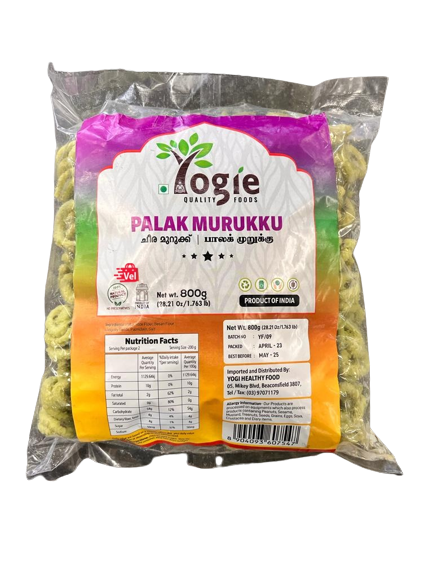 Yogie Palak Murukku 800G