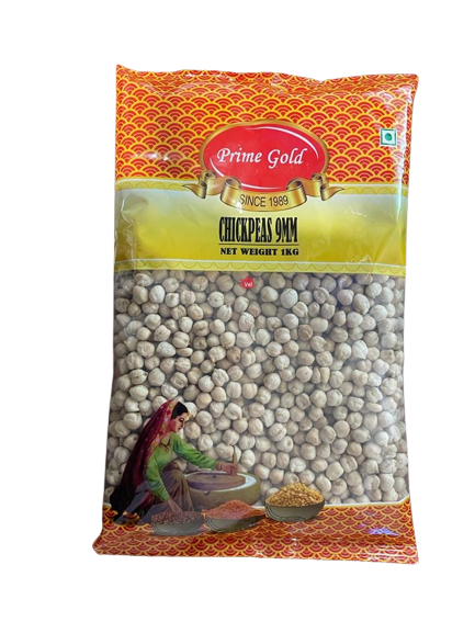 Prime Gold Chickpeas 9MM 1Kg