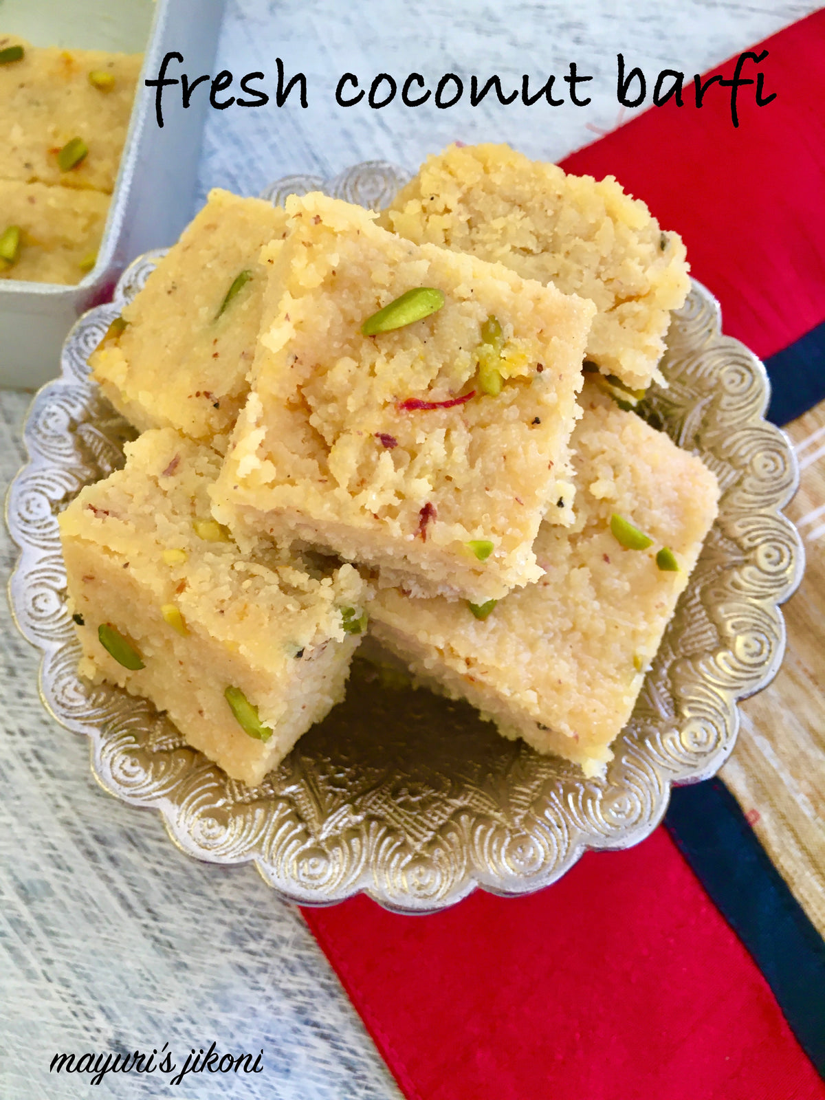 Fresh Sweet Coconut burfi 800g to 950g