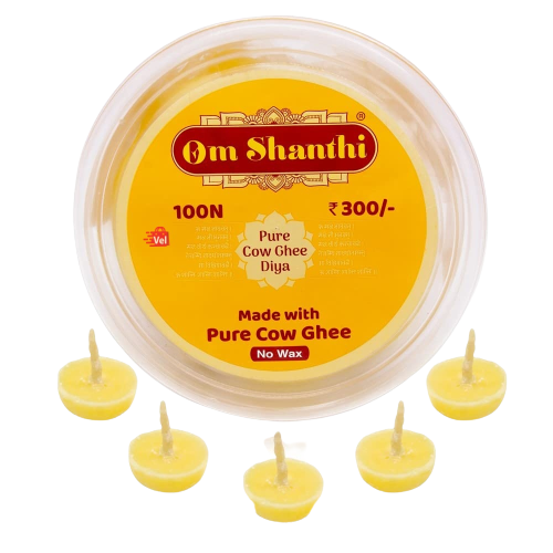 Cycle Pure Cow Ghee Diya 100N