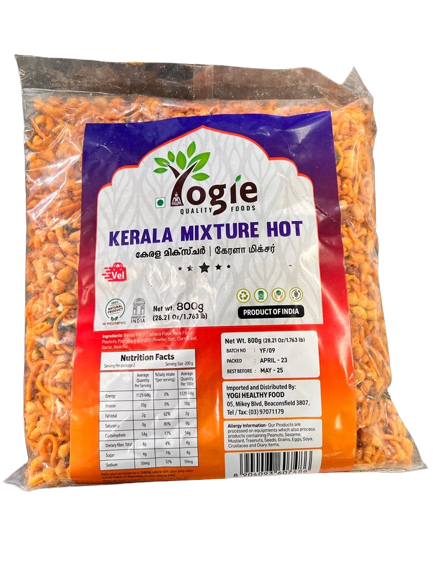 Yogie Kerala Mixture Hot 800G