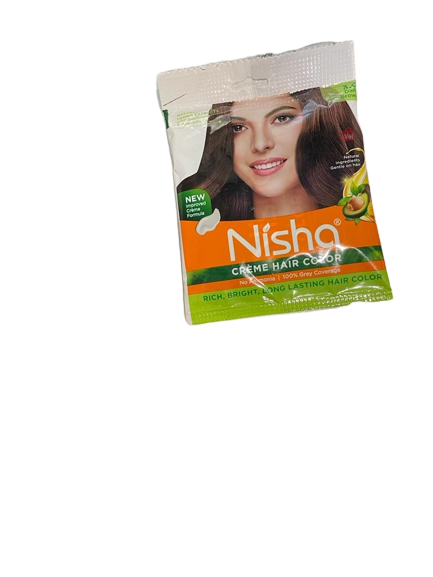Nisha Creame Hair Colour Dark Brown 30Ml