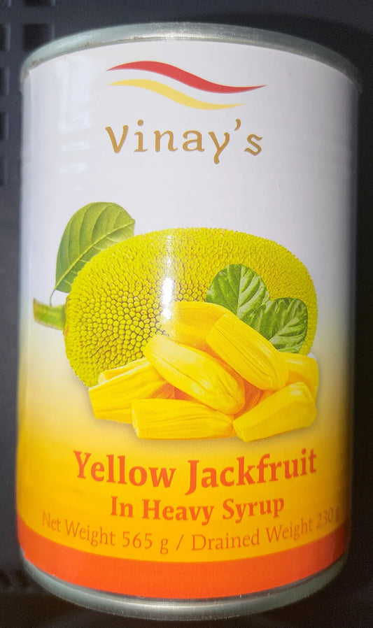 Vinay's Yellow Jackfruit In Heavy Syrup 565g