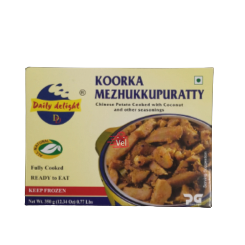 Daily Delight Koorka Mezhukupuratty 350G Frozen