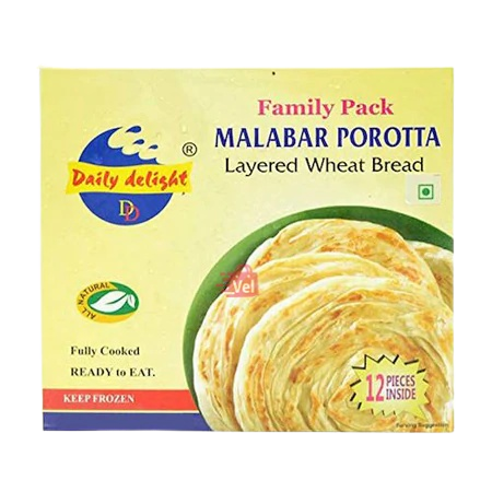 Daily Delight Malabar Porotta 330G Frozen