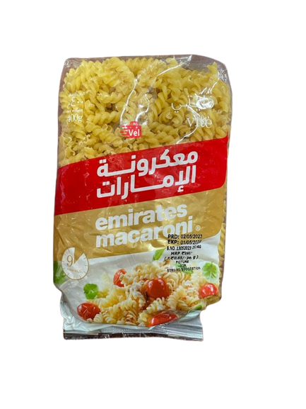 Emirates Macaroni Vite 400G