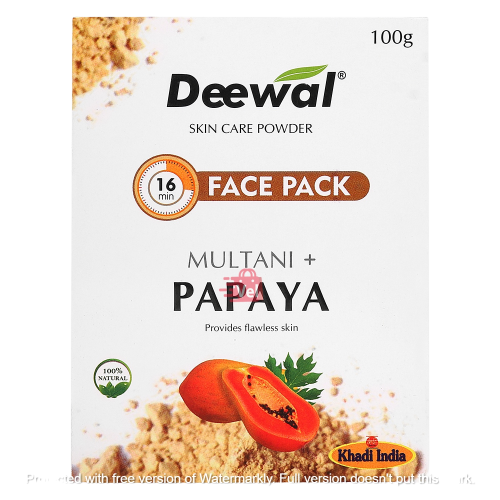 Deewal_Multani_Papaya_Face_Pack_100g