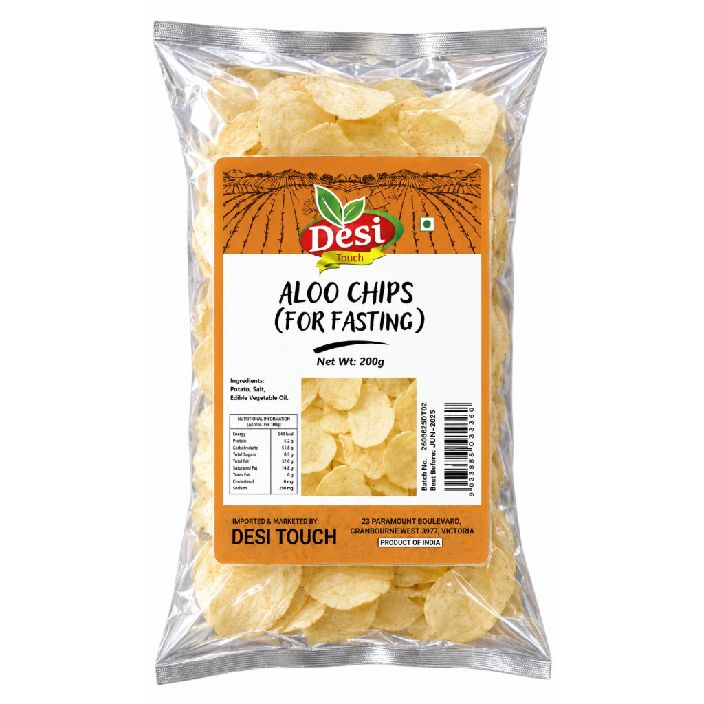 Desi Touch Aloo Chips Plain 200G
