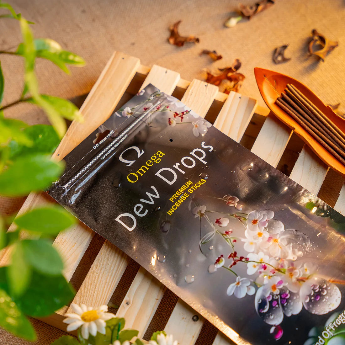 Omega Dew Drops Premium Incense Sticks 120g