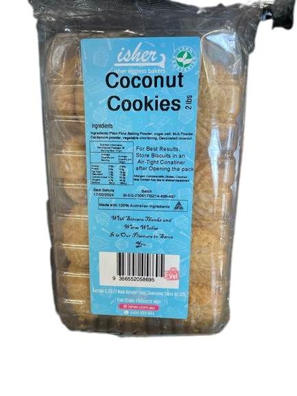 Isher Coconut Cookies 2Lb