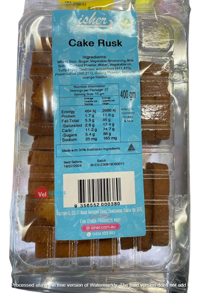 Isher Cake Rusk 400G