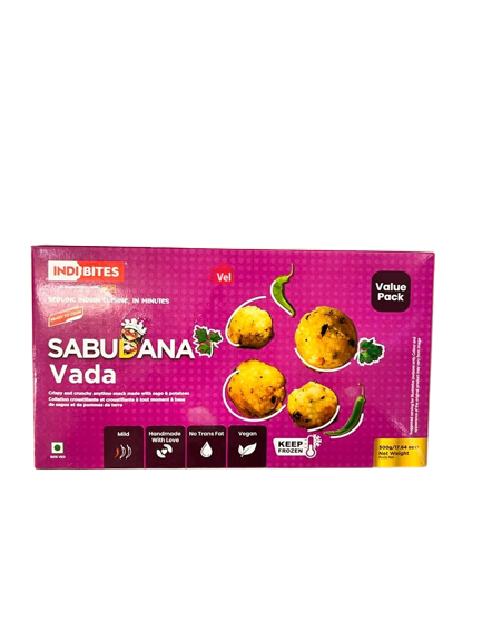 Indibites Sabudana Wada 500G frozen