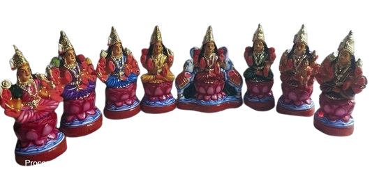 Astalakshmi Set / Astalakshmi Statues / Ashtalakshmi Idols / Eight Lakshmis / Goddess of Wealth / Lakshmi / Divine Lakshmi / Ashta Lakshmi Set / Asthalakshmi / Laxmi / Golu dolls / Navarathri