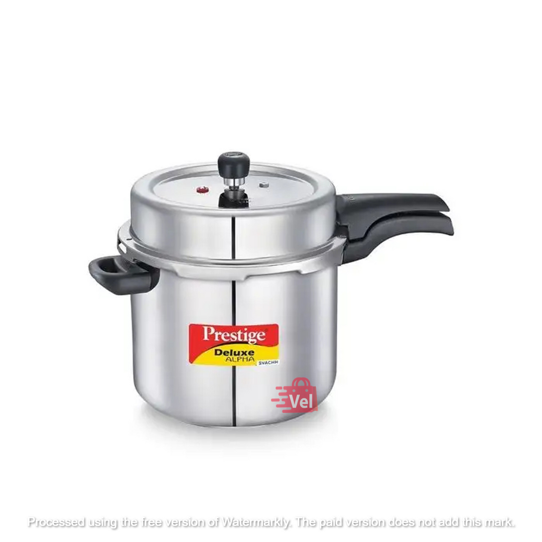 Prestige Deluxe Alpha SVACHH Stainless Steel Pressure Cooker 10 litre